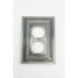 GC Vintage Amertac Decorative Outlet Cover Plate Montage Antique Metal Finish